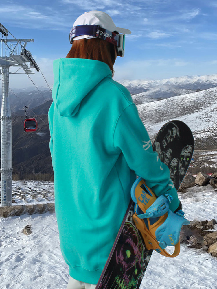Gsou Snow femmes Couple imperméable pull de Ski Plus polaire coupe-ven