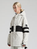 Gsou Snow Damen Panelled Loose Waterproof Insulated Ski Jacket