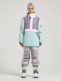 Gsou Snow Women's Colorblock Pullover Ski Suit