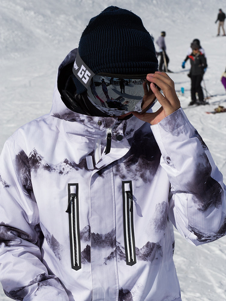 Gsou Snow Men's Colorful Windproof Waterproof Ski Snowboard Jacket Snowboard Wear Jacket