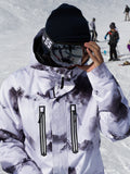 Gsou Snow Herren bunte winddichte wasserdichte Ski-Snowboardjacke Snowboard-Wear-Jacke