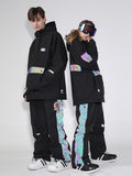 Gsou Snow Herren-Set „Superb Neon Glimmer“ Schneeanzug aus Jacke und Hose