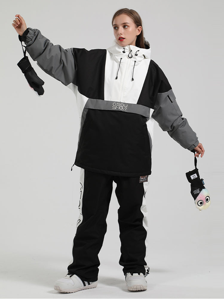 Gsou Snow Women's Reflective Snowboarding Suits