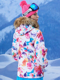 Gsou Snow Damen-Ski-Snowboard-Jacken, wasserdicht, winddicht, bunt