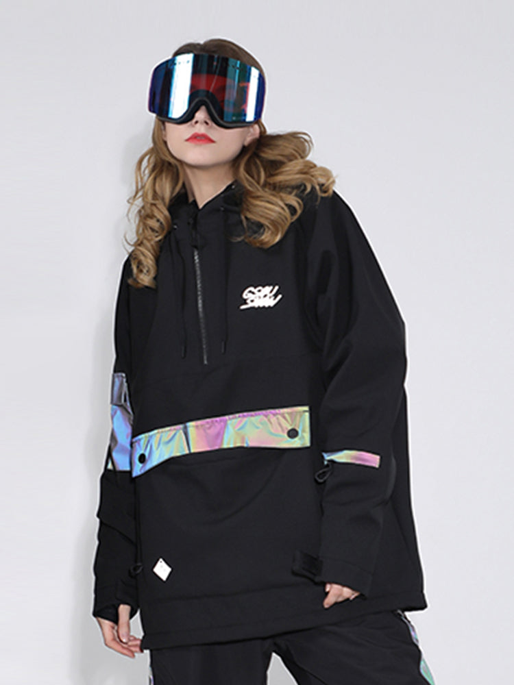 Gsou Snow Women's Alpine Messenger Glimmer Snow Jacket Waterproof Coat