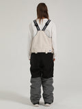 Gsou Snow – pantalon de Ski à bretelles pour femme, coupe-vent et imperméable, une pièce, pour l'hiver