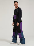 Gsou Snow Men's Couple Suspenders Ski Pants Winter Windproof And Waterproof One-Piece Snowborad Pants