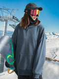 Gsou Snow – pull de Ski pour femmes, coupe-vent, veste surdimensionnée en polaire chaude, combinaison de Ski simple et Double planche