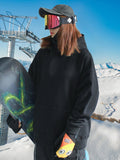 Gsou Snow Women's Couples Ski Sweater Windproof Warm Fleece Oversize Jacket Single And Double Board Ski Suit