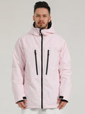 Gsou Snow hommes coupe-vent imperméable couleur Patchwork veste de Ski couples vêtements de neige