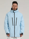 Gsou Snow hommes coupe-vent imperméable couleur Patchwork veste de Ski couples vêtements de neige