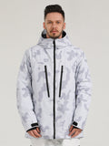 Gsou Snow Men's Windproof Waterproof Color Patchwork Ski Jacket Couples Snowwear