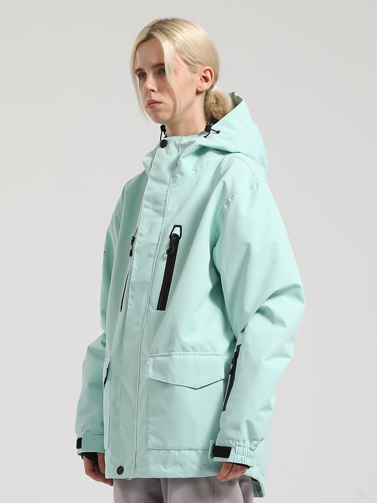 Gsou Snow Women's Solid Ski Jacket