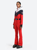 Gsou Snow Women's One Piece Ski Suit With Hood