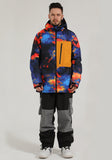 Gsou Snow Men's Snow Suits Couples Color-blocking Outdoor Windproof Waterproof Warm Ski Suits