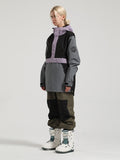 Gsou Snow Women's Colorblock Pullover Ski Suit