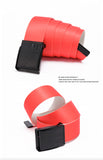 Gsou Snow Fashion Reversible Web Belt Outdoor Orange Belt