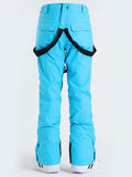 Gsou Snow Cambridge Blue High Waterproof Windproof Women's Snowboarding/Ski Pants