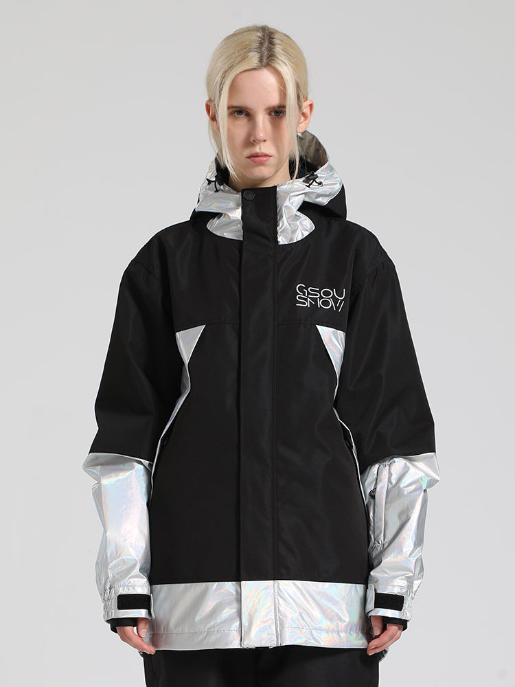 Gsou Snow Women's Colorblock Trend Ski Jacket