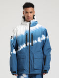Gsou Snow Men's Colorblock Ski Jacket