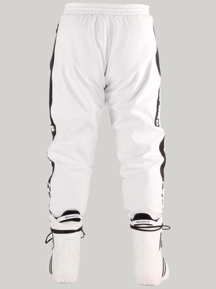 SMN Nouveau pantalon de ski blanc pour femme version fine du pantalon de ski à double planche en placage imperméable et résistant à l'usure