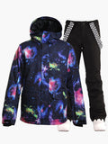 SMN Men's Winter Skylight Free Colorful Snowboard Suits