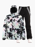 SMN Herren-Skianzug im neuen Stil, Unterwäsche-Anzug, Outdoor-Bergsteigen, wasserdicht und winddicht, warmer Furnier-Doppelbrett-Schneeanzug 