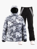 SMN Men's Two Pieces Snowboard Suit Jacket & Pants Set