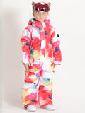 SMN Kid's Colorful Cloud One Piece Snowboard Suit