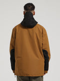 Gsou Snow Men's Colorblock Pullover Ski Jacket