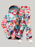Gsou Snow Ensembles de pantalons de veste de snowboard camouflage pour femmes