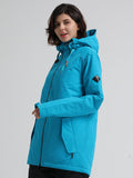 Thermal Warm 10K Waterproof Windproof Womens Blue Ski/Snowboard Jacket