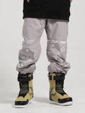 Gsou Snow Women's Dark Grey Print Ski Pants