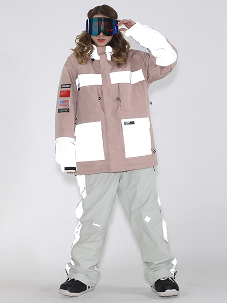 Gsou Snow Venture Neon Glimmer Ensemble veste et pantalon de neige pour femme