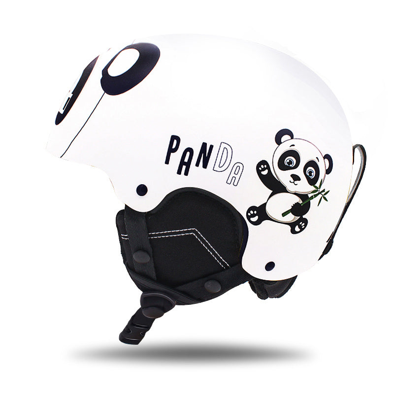 SMN Kid's White Ski Helmet Outdoor Ski Equipment Snowboard Protective Gear Sports Dual-Board Snow Helmet