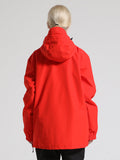 Gsou Snow Damen-Skijacke mit rotem Pullover