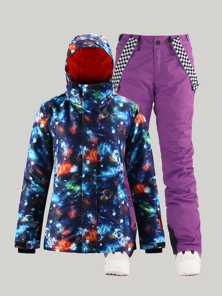 Winter women's suits, ski suits, machine washable YKK? zipper3
