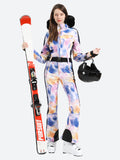 Gsou Snow Damen-Skianzug aus Kunstfell, einteilig 