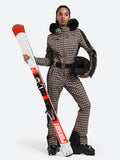 Gsou Snow Damen-Skianzug aus Kunstfell, einteilig 