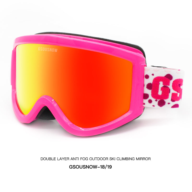 Gsou Snow Erwachsene Skibrille für Schnee Snowboardbrille