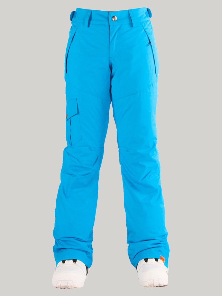 Gsou Snow Women's Thermal Warm High Waterproof Windproof Blue Snowboard & Ski Pants
