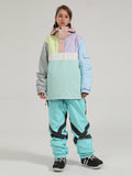 Gsou Snow Women's Snowboard Suits Winter Warm Snow Jacket And Pants Set