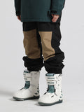 Gsou Snow Pantalon de ski color block pour hommes