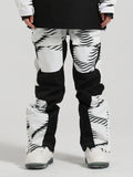 Gsou Snow Damen-Skihose mit mehrfarbigen Streifen