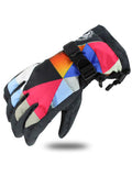 Gsou Snow Women's Snowboard Gloves Winter Warm Ski Gloves For Outdoor Sports Skiing Sledding Windproof