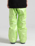 Gsou Snow Men's Green Dazzling Ski Pants