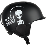 Gsou Snow Adult Alien Print Lightweight Integrated Eps Ski Snowboard Helmet