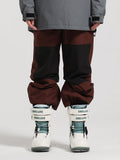 Gsou Snow Colorblock-Skihose für Damen