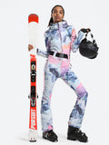 Gsou Snow Women's Classic One Piece Ski Suit With Hood