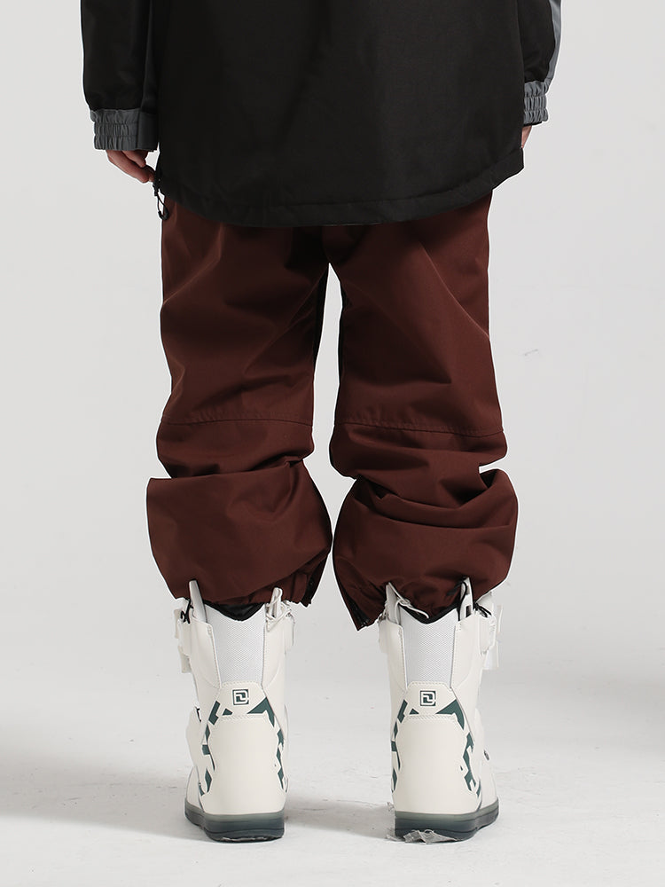 Gsou Snow Pantalon de ski color block pour femme